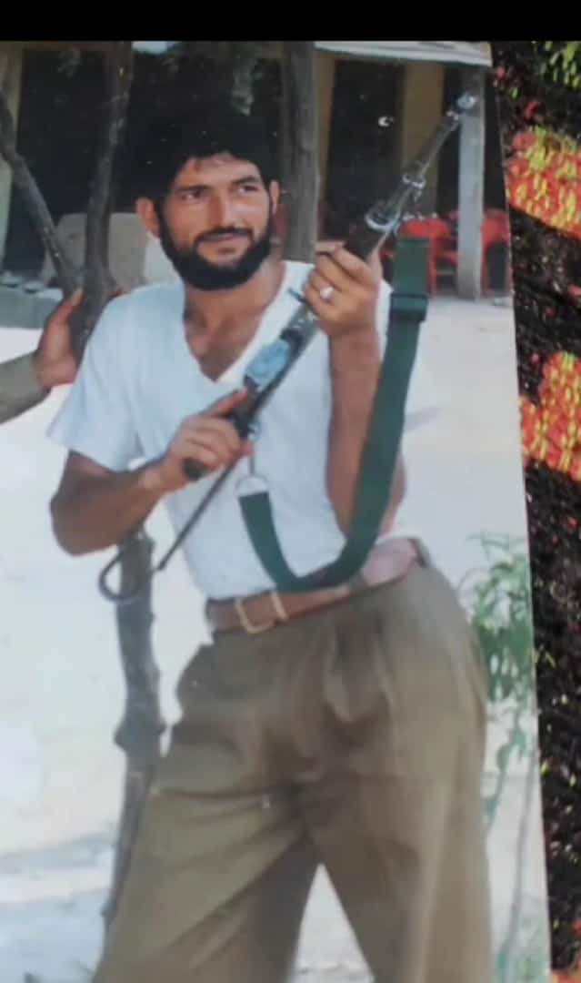 Today I find this photo in my Album. 
My brother Khursheed Mir who lost his life while Pakistani terrorists in Gool area of district Ramban j&k in 2003 .

Shaheed Amar rahay .
Bharat Mata ki Jai .