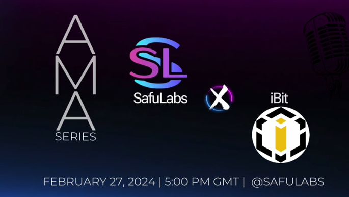 <a href="/GeorgiKose/">.</a> Good morning Gigi 🤝

<a href="/IBITBNB/">IBIT BNB</a> have been invited to do an AMA with <a href="/SafuLabs/">Safu</a> , come tune in and learn about this bullproject on #BSC 

Event Details:  
- Host: <a href="/EmTheDev/">EmTheDev</a> 
- Date: Tuesday 27th Feb
- Time: 5pm UTC  
- Venue: <a href="/SafuLabs/">Safu</a> TG

Don't fade this one, $IBIT is BullishAF