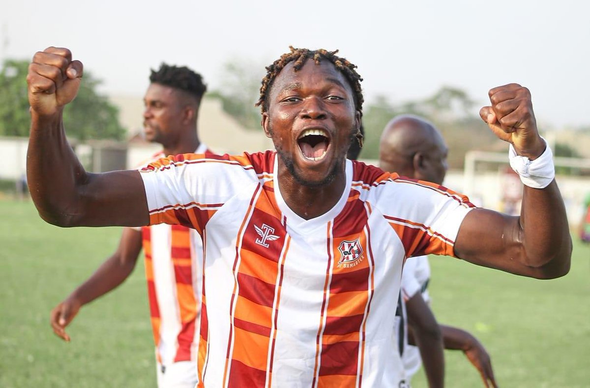 Feels good to be part of this great family <a href="/FcSamartex1996/">FC Samartex 2023/24 Ghana Premier League Champions</a> 
We fight till our last breath 💪

History will be made soon 🔜
<a href="/_owurakuampofo/">Owuraku Ampofo</a> @NuhuAdams_ <a href="/SaddickAdams/">Saddick Adams</a> <a href="/ShabanMo9/">Shaban Mohammed</a> <a href="/evanskapito_10/">Evans Kapito 10</a>