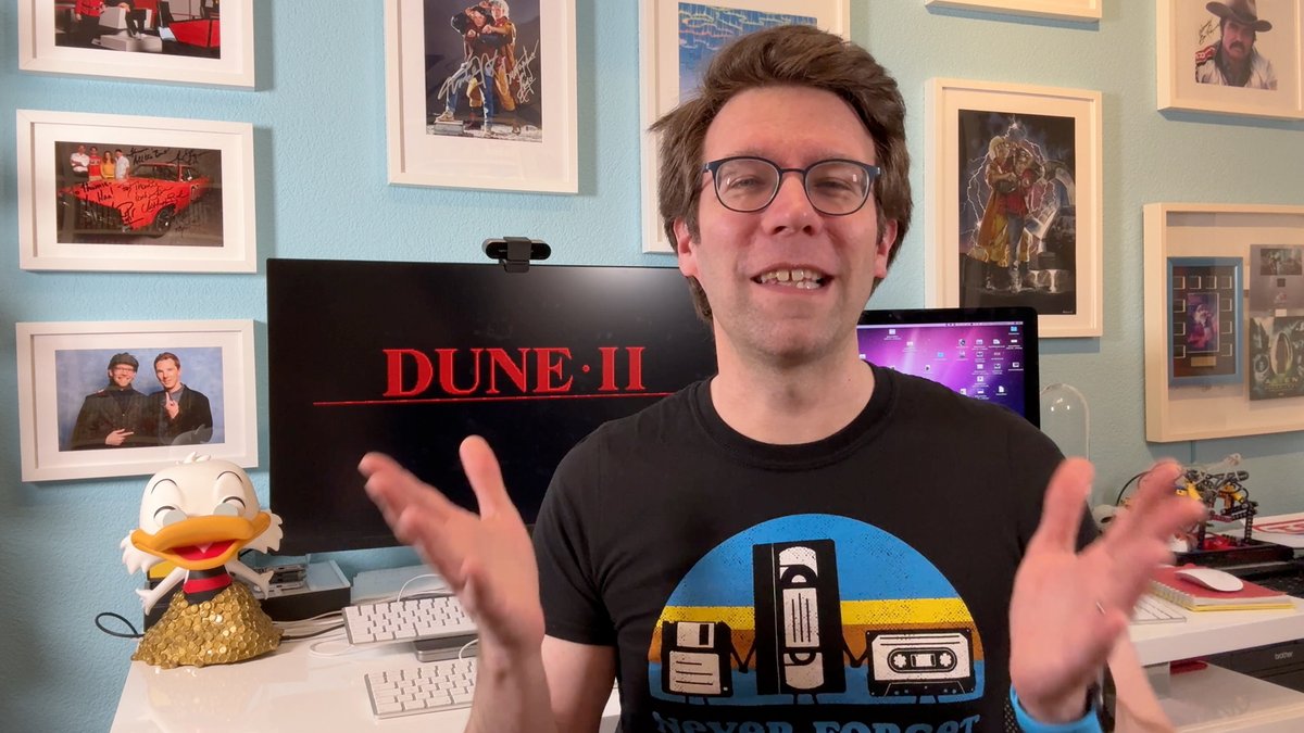Thomie_ch's tweet photo. Das ist Dune II: Kampf um Arrakis
https://t.co/YMLCpK8LqC
Lange vor dem zweiten Teil des Dune-Films gab es Dune II. In diesem Video zeige ich Euch das Computerspiel aus dem Jahr 1992. Das spiele ich immer noch regelmässig. #DuneII #Dune2 #Dune #duneparttwo #Arrakis #Wüstenplanet https://t.co/9qw5Vjg5JD