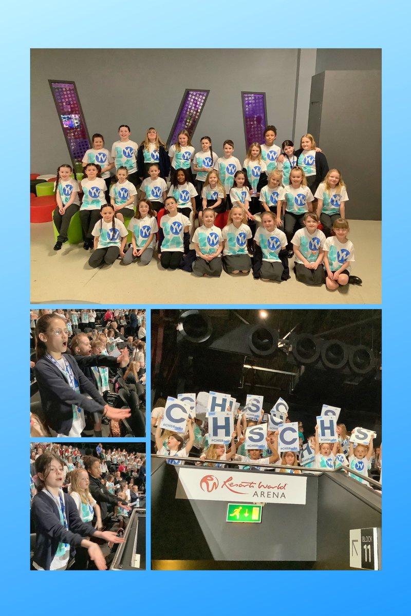 Last Friday, the school choir got the chance to sing their hearts out in an arena for the @YVconcerts concert and had an absolute blast! Well done to all of you for taking part! #youngvoices #CHSRocks