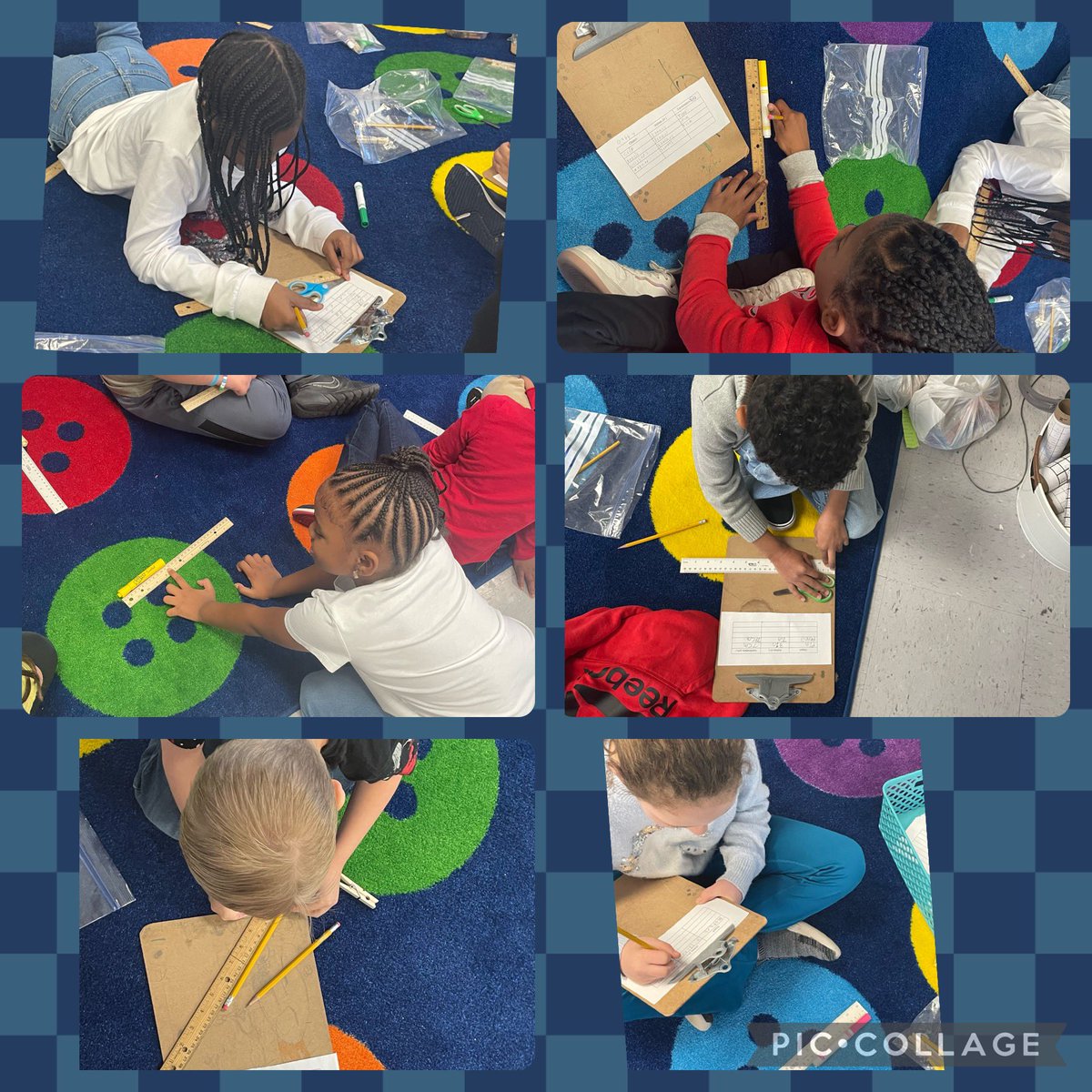 jsharbin1's tweet image. Mrs. Knight’s students measured objects using 2 units—inches and centimeters. They made comparisons &amp;amp; determined it takes more cm than in. to measure objects. @AMSTI_UM @AMSTI4all @dancer567827 @SueOConnellMath @OMIALSDE #MathinPractice
