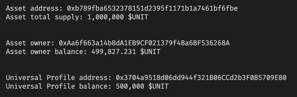 b00ste_lyx's tweet photo. Yo chill fam, just wanna make sure y'all know this before trading $UNIT. Be careful as the contract owner holds 499827 $UNIT in a EOA, the owner also minted 500k $UNIT to a Universal Profile with no activity.

So if you're trading this, you're only trading aprox 173 $UNIT tokens from the total supply of 1mil.