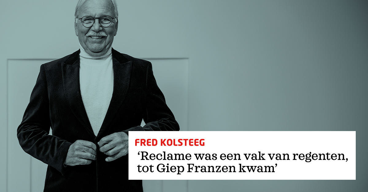 Kolsteeg: ‘Ik vind het belangrijk dat de reclamemakers van nu hun klassiekers kennen.’ Een interview over hoe reclame verandert: l8r.it/J6Yw