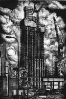 One for <a href="/GrimArtGroup/">Grim Art</a>? James Cowan's exhibition at St Bride, London, - Southwark to Nine Elms. sbf.org.uk/whats-on/view/…