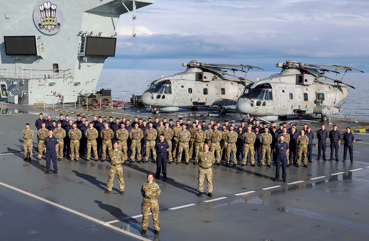 .@820NAS personnel embarked on @HMSPWLS for exercise #JointWarrior #steadfastdefender2024