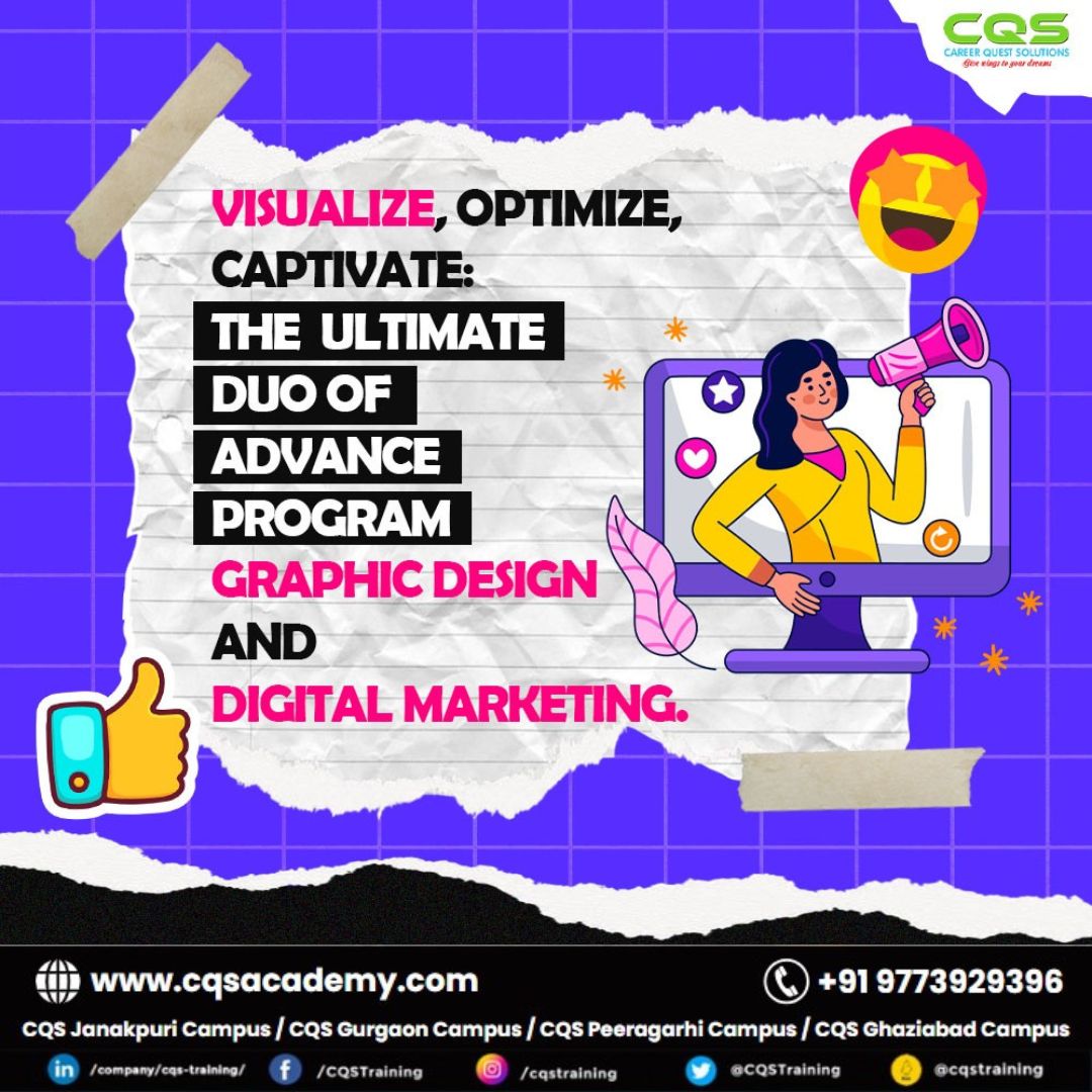 CqsGurugram's tweet image. #GraphicDesign #DigitalMarketing #CQSTraining #CreativeSkills #CareerBoost #CertificationPrograms #SkillEnhancement #TrainingAndDevelopment #FutureSkills #CQSTrainingAcademy #JobSkills #IndustryTraining #CareerAdvancement #KnowledgeUpgrade #SuccessWithCQS