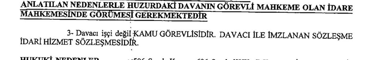 Saymakla bitmeyecek sorunlarımız var‼️

Tazminat davası açtığımız bir arkadaşımızın cevap dilekçesinde Sağlık Bakanlığı diyor ki”hemşirenin kamu hizmet sözleşmesi kapsamında işe alındığı tespit edilmiştir. Kişi işçi statüsünde değil kamu görevlisidir” 

Kamu görevlisiysek neden