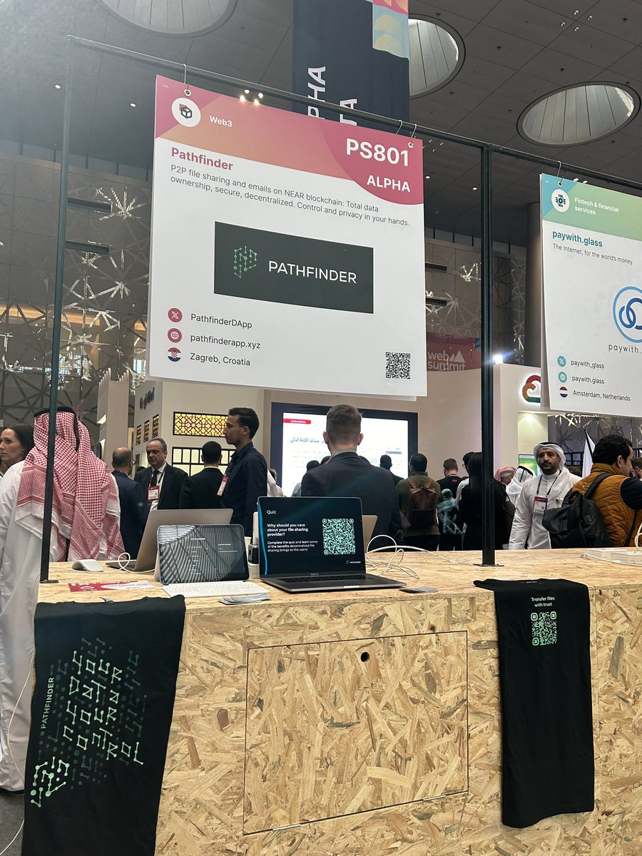 The first expo day of @websummitqatar has begun 🔥

Find us on booth PS801 next to Stage 3. See you there 🫡

#WebSummit #WebSummitQatar #Web3 #startup