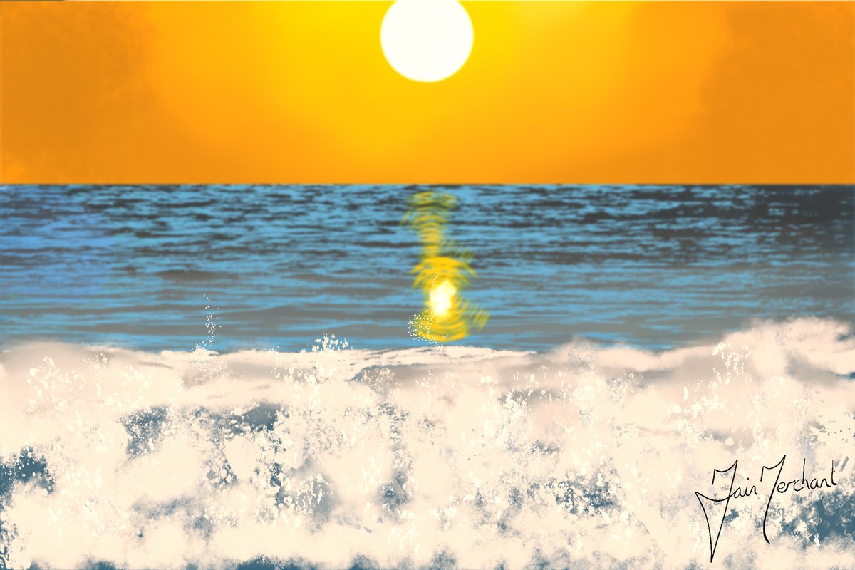 IainMerchant's tweet photo. Sunrise

My recent attempts at painting water - it's not easy!

Oils &amp; Acrylics
 
art in various media &amp; sizes

https://t.co/2OjaHP2fRX

#theartocalypse #digitalart #interiordesign #art #mentalhealth #abstractart #rebelle #watercolourpainting #pastels #oilpaints #acrylics https://t.co/3PkoMzABd6