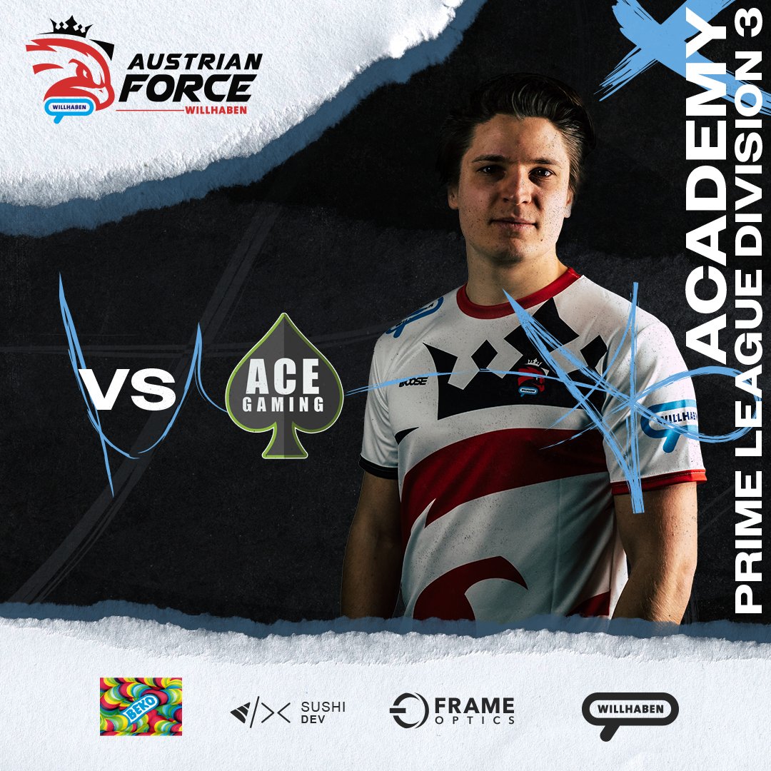 📣Academy Action 🥰
Nachdem der Spectator Modus leider immer noch fehlerhaft ist, wird heute das Replay gecastet. Vielen Dank an Ace für das bereitstellen der Produktion.

🆚<a href="/acegamingde/">AceGaming</a> 
⏰20:00
📺twitch.tv/acetv_one

#AFWILL👑