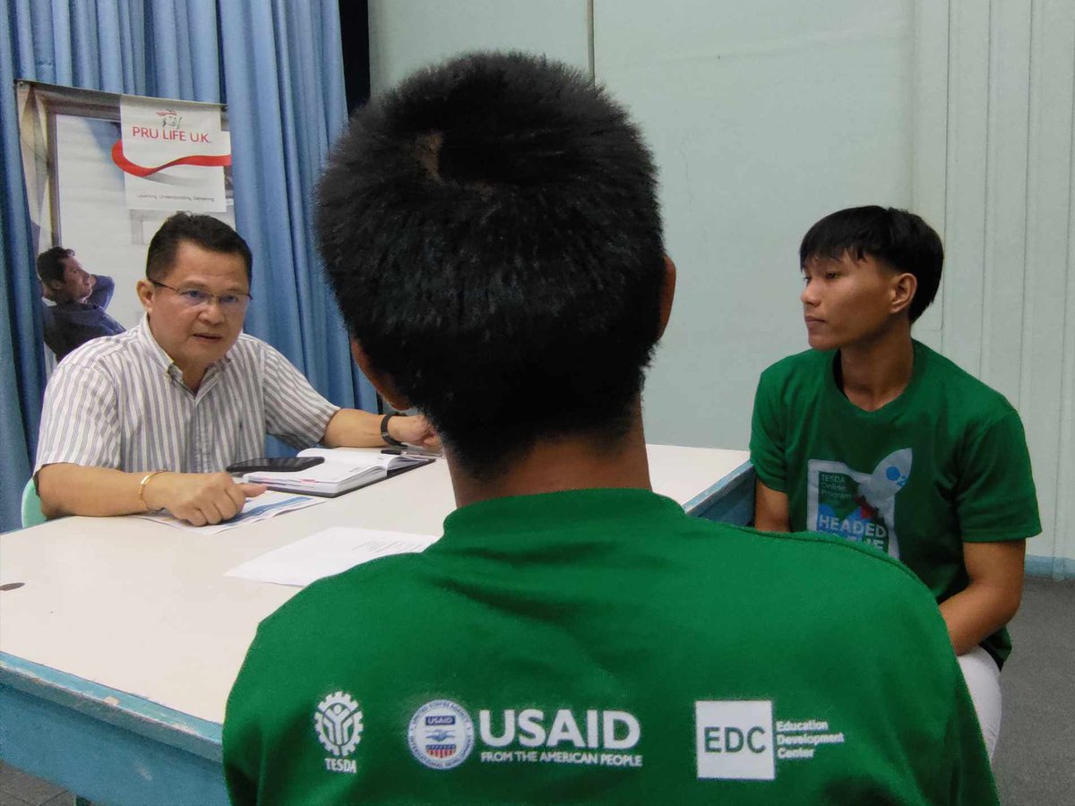 opportunity2_0's tweet image. Cheers to more job-ready #O2youth!

In Iligan City, 19 private sector partners joined Opportunity 2.0 to provide free interview coaching and mentoring to OSY job seekers. Plaza Alemania Hotel also shared insightful career development tips to the youth.