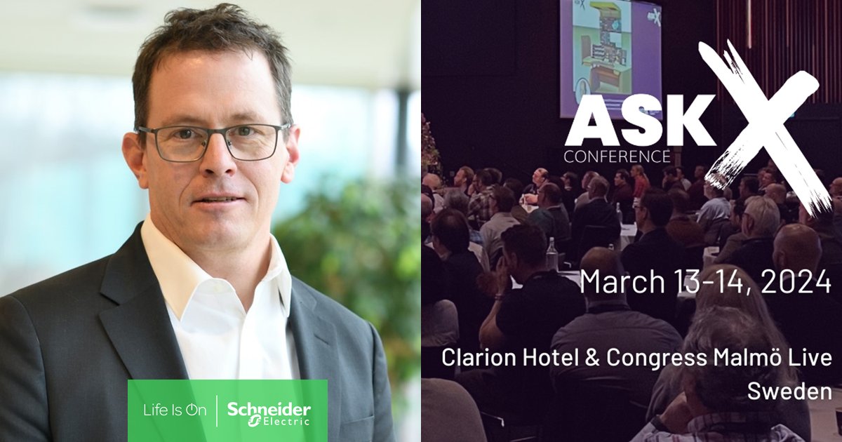 Kom med på AVEVA Select Scandinavia’s ASKx Conference 13. -14. marts 2024 og hør Jerry Johansson fra Astra Zeneca fortælle om digital transformation. 🗄️🔋 

Skynd dig at tilmelde dig: spr.ly/6010nxCzO 

#ASKX2024 #LifeIsOn #EcoStruxureAutomationExpert #SchneiderElectric