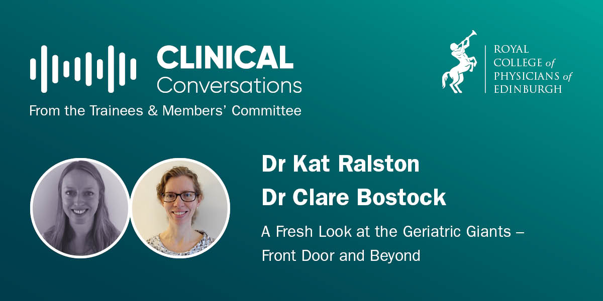 The latest Clinical Conversations podcast takes a fresh look at the geriatric giants with Dr Clare Bostock. Exploring frailty syndromes and the importance of a detective mindset to make the diagnosis. Listen now: podcasts.rcpe.ac.uk/show/clinical-… #MedTwitter