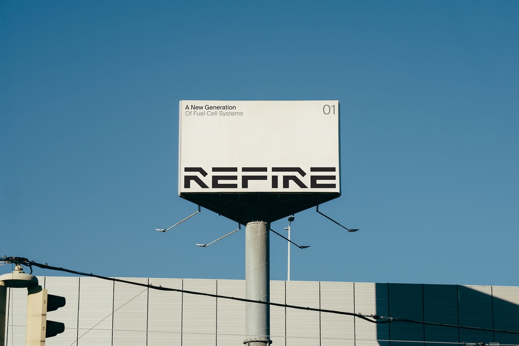 Star of the show: CUSP’s (<a href="/heycusp/">CUSP</a>) futuristic brand for REFIRE captures the company’s tech-forward business → t-bi.link/refire