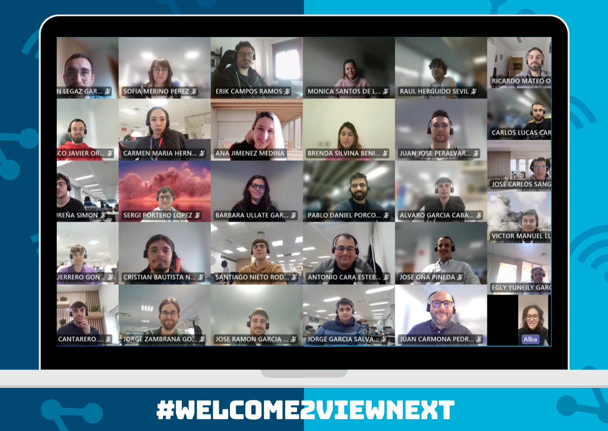 viewnext's tweet image. ¡Recibimos nuevas incorporaciones a nuestra #GenteViewnext! 😀

Fue una sesión divertida en la que pudimos conocerles y compartir un buen rato juntos 👍

¡Bienvenidos/as a todos/as! Os deseamos lo mejor en esta nueva aventura. Estamos encantados/as de teneros en nuestro equipo 🚀