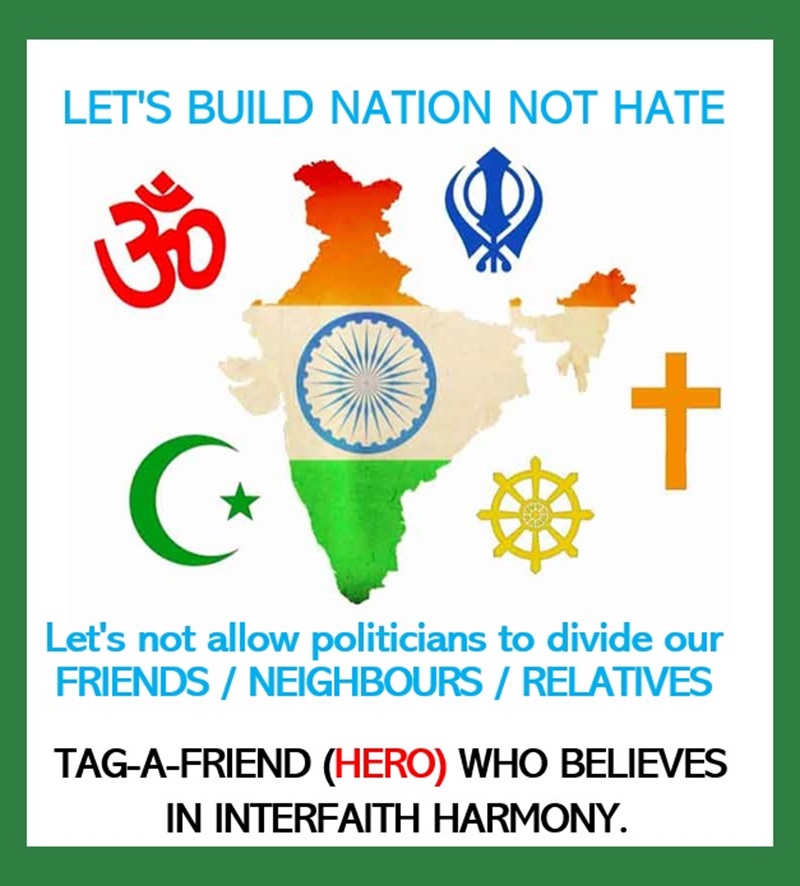 syedqatar's tweet photo. Lets build Nation not HATE
#friends #Indian #buildnation #india #interfaithharmony https://t.co/bROiveaZwd