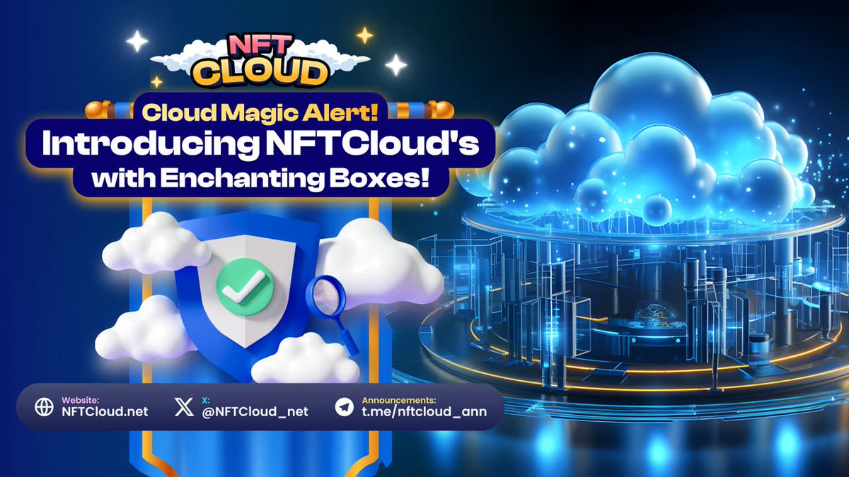 📣 Cloud Magic Alert! Introducing NFTCloud's Enchanting Boxes!

🌈 Gather 'round, fellow dreamweavers!  Step into a world where clouds turn into art and investment. Say hello to NFTCloud's Enchanting Boxes – they're like magical chests filled with wonders and adorable characters.