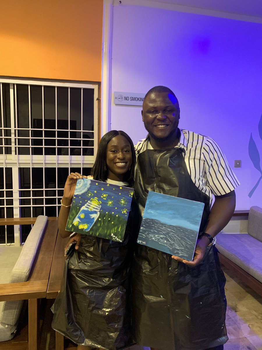 Grab an amazing opportunity to join an exclusive sip and paint session on Wednesday 6th March, with just #10,000 (single), #18,000 (couple) 

PRE BOOKING IS REQUIRED 

Includes: Drinks, small chops, and take home canvas 

Venue: Sip city, Tamarald events center, old airport, Jos
