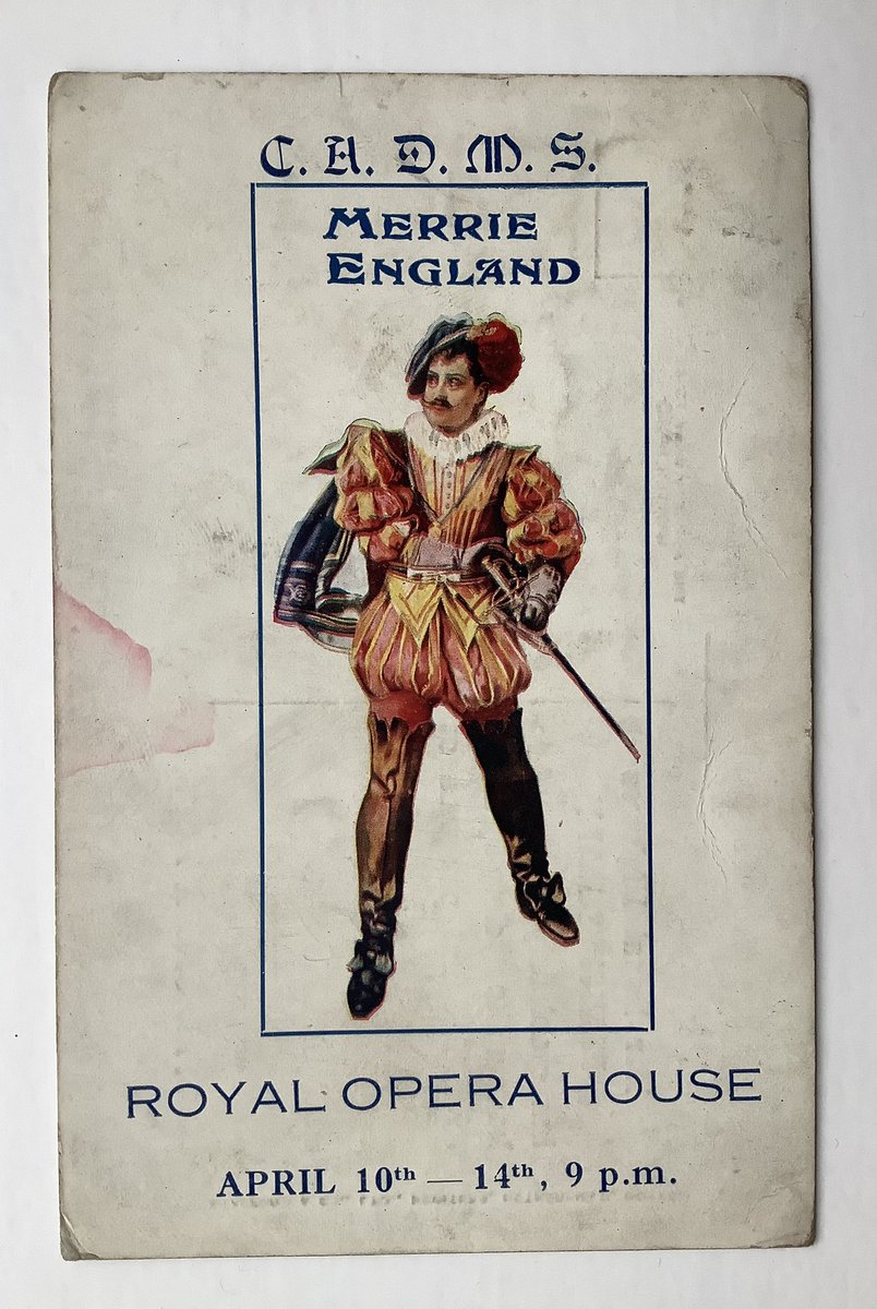 PaulSuttonKing's tweet image. Printed in Nottingham, posted in Egypt and attended by the much traveled Princess Mary, any ideas where the #Opera House may be and which musical society put on this performance? I wonder if the Rev Bright attended? #postcard #ArmyChaplain