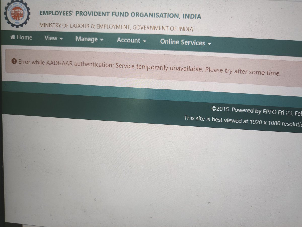 Sudhahar_msd's tweet image. I have been trying to reapply for PF withdrawal for the last 2 days but getting this error right after I click on Proceed to online Claim

What&apos;s going on? @rochennaisouth @epfotambaram @socialepfo 

Seems #EPFOscam is real