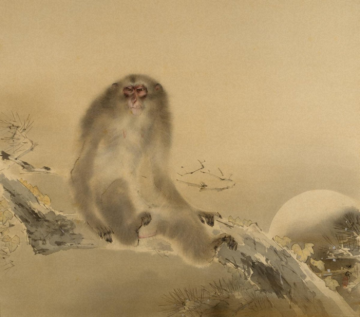 猿 は古来、山の神、厩神（うまやがみ）と敬われてきました。 こちらは