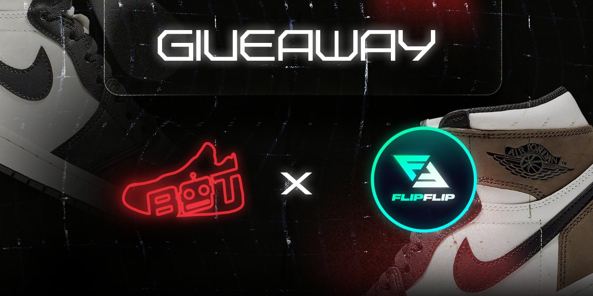 Big NSB x FlipFlip Giveaway! 🔥

Prizes 🎁
1 NSB3 Yearly Key
1 Lifetime FlipFlip Key 
1 Pair of Jordan 1 Mochas 
stockx.com/air-jordan-1-r…

Rules 🔁
Like, Retweet, and Follow <a href="/FlipFlip/">FlipFlip</a> @NSB_Bot