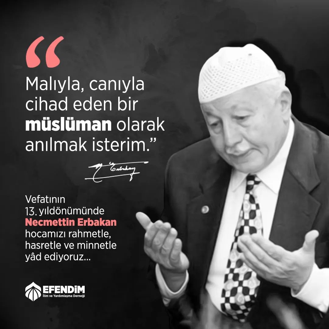 #Erbakan 
Rahmetle...