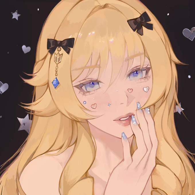 navia portrait commission! #genshinimpact 