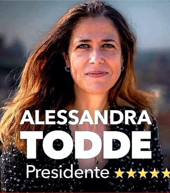 Grazie #AlessandraTodde 
Hai ridato speranza a tutta la nostra Patria. Noi Italiani da Nord a Sud ti auguriamo buon lavoro.😍