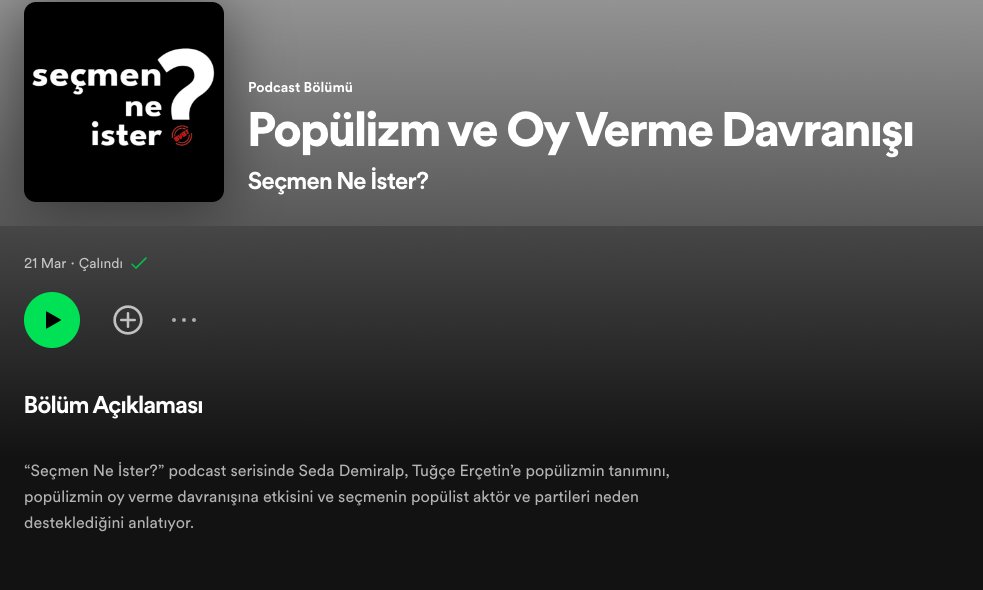 SecmenNeIster's tweet photo. 📌Popülizm nedir? 
Popülizm oy verme davranışını nasıl etkiliyor? Seçimlerde nasıl bir popülizm seçmeni etkileyebilir? 

 Seda Demiralp anlatıyor👇
https://t.co/4M1YkqEMwn
@sedademiralp https://t.co/qDGg1x61RJ