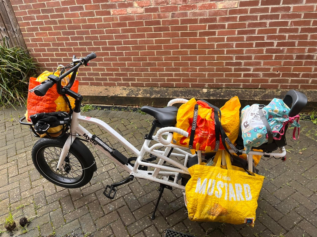 How many bags for life can you fit on your Cargo? I think this might be the record number that we've seen. We're counting five... can you beat it?