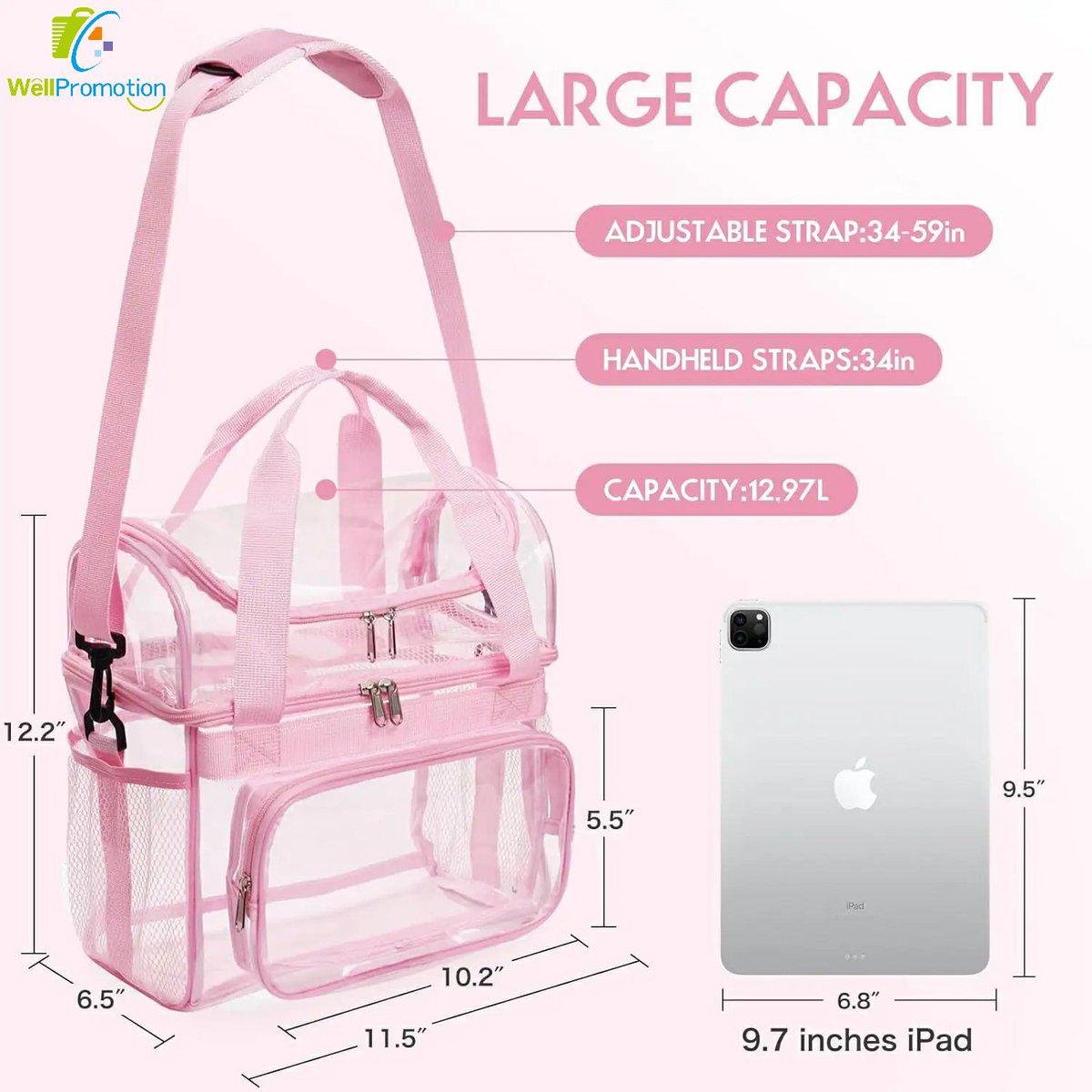 Wellpromotion_a's tweet photo. 🌈Stadium Approved PVC Clear Tote Bag- Special Prices for Bulk Orders
📳WhatsApp/Wechat: +86 181 5607 7309
📬inquiry@wellpromotion.com
🌐https://t.co/5am42dDeNb
#custom #bag #totebag #clearbag #PVCbag #supplier #wholesale #manufacturer #factory #concert #stadium #ecofriendly https://t.co/8lbfZhmWC8