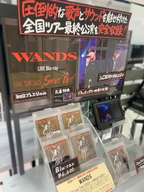 【非売品】WANDS『Version5.0』発売記念店頭パネル タワレコ タワーレコードあべのHOOP店のWANDSエントランス看板 | ☆happy