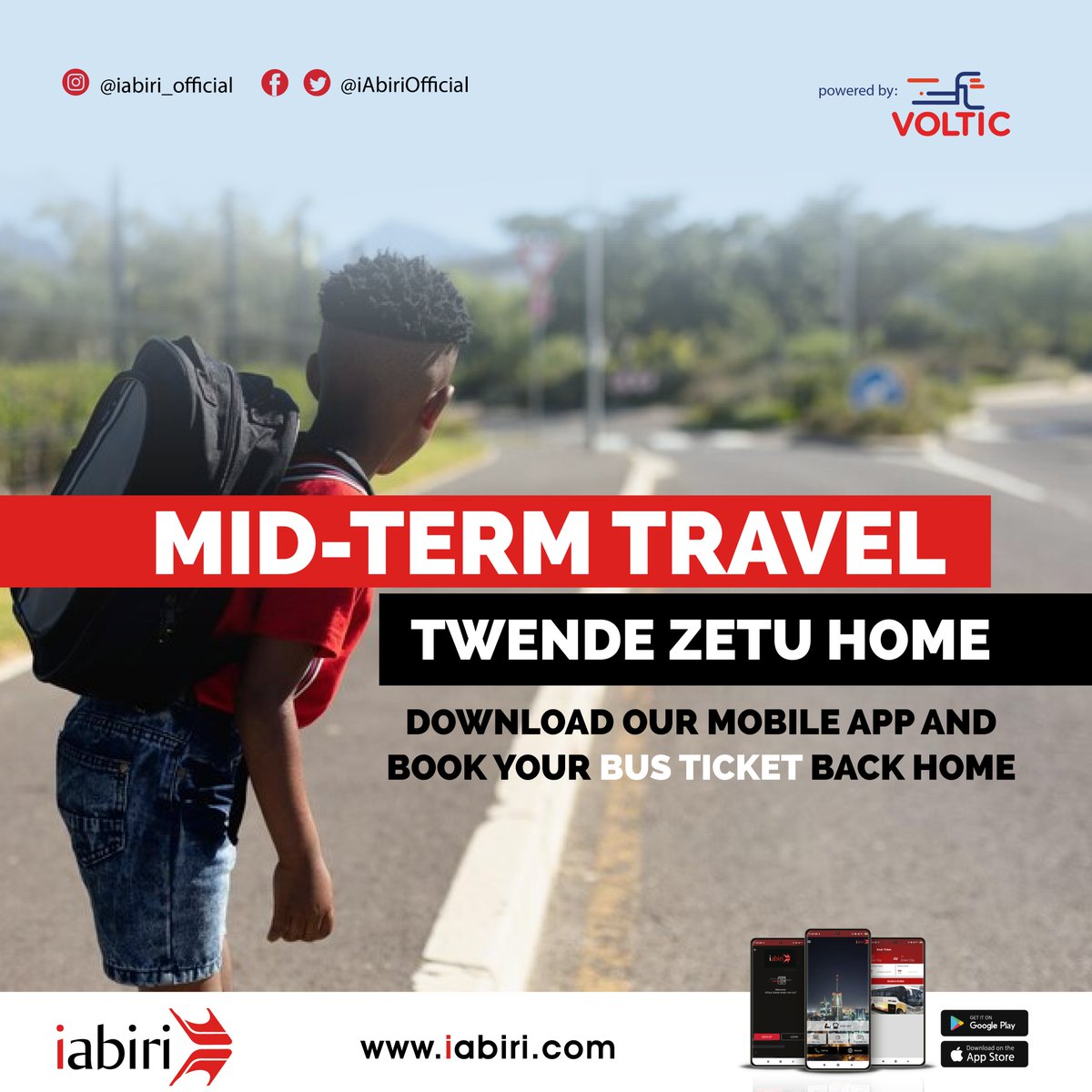 TravlerAfrica's tweet image. Travel back home for the mid term break hustle free. You can book your bus ticket online on the iAbiri mobile app anywhere anytime. Book today, travel tomorrow. 
@iAbiriOfficial  ni #BookBusBilaHustle

#MidtermBreak
#MainaAndKingangi 
Peter Morgan Benny Hinn Ezekiel