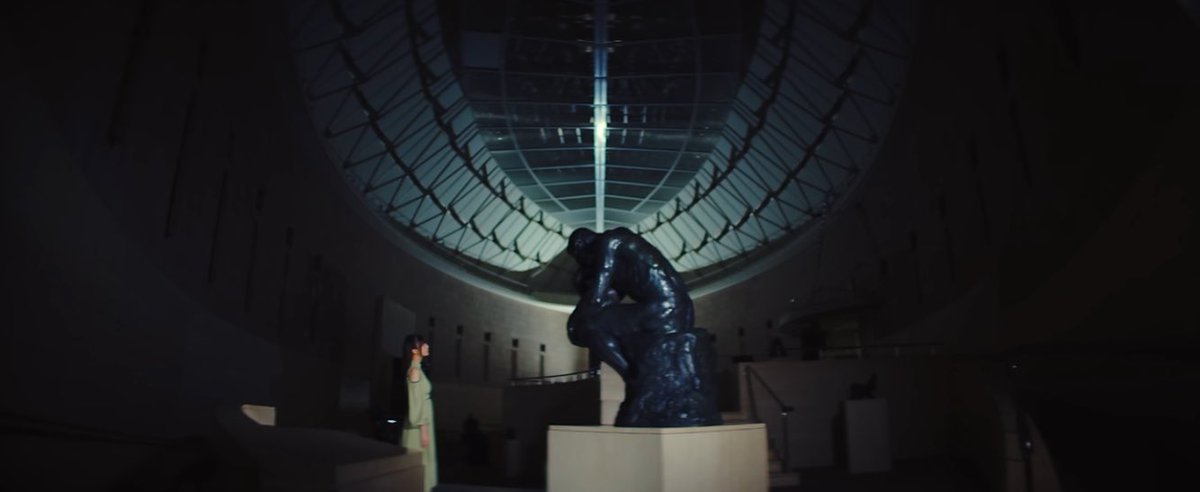 wizone_panorama's tweet image. なおなお推しのきっかけになった「考えないようにする」のMV、全編に渡って好きだけど、特にこのロダンの「考える人」の前で佇んでいるなおなおの表情が、とても好きです…。共感できるなおもちの方、いますか…。いつか撮影場所の静岡県立美術館にも行ってみたいです。#冨里奈央　#考えないようにする