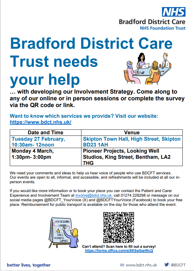 BDCFT Experience & Involvement #YourVoiceMatters tweet media