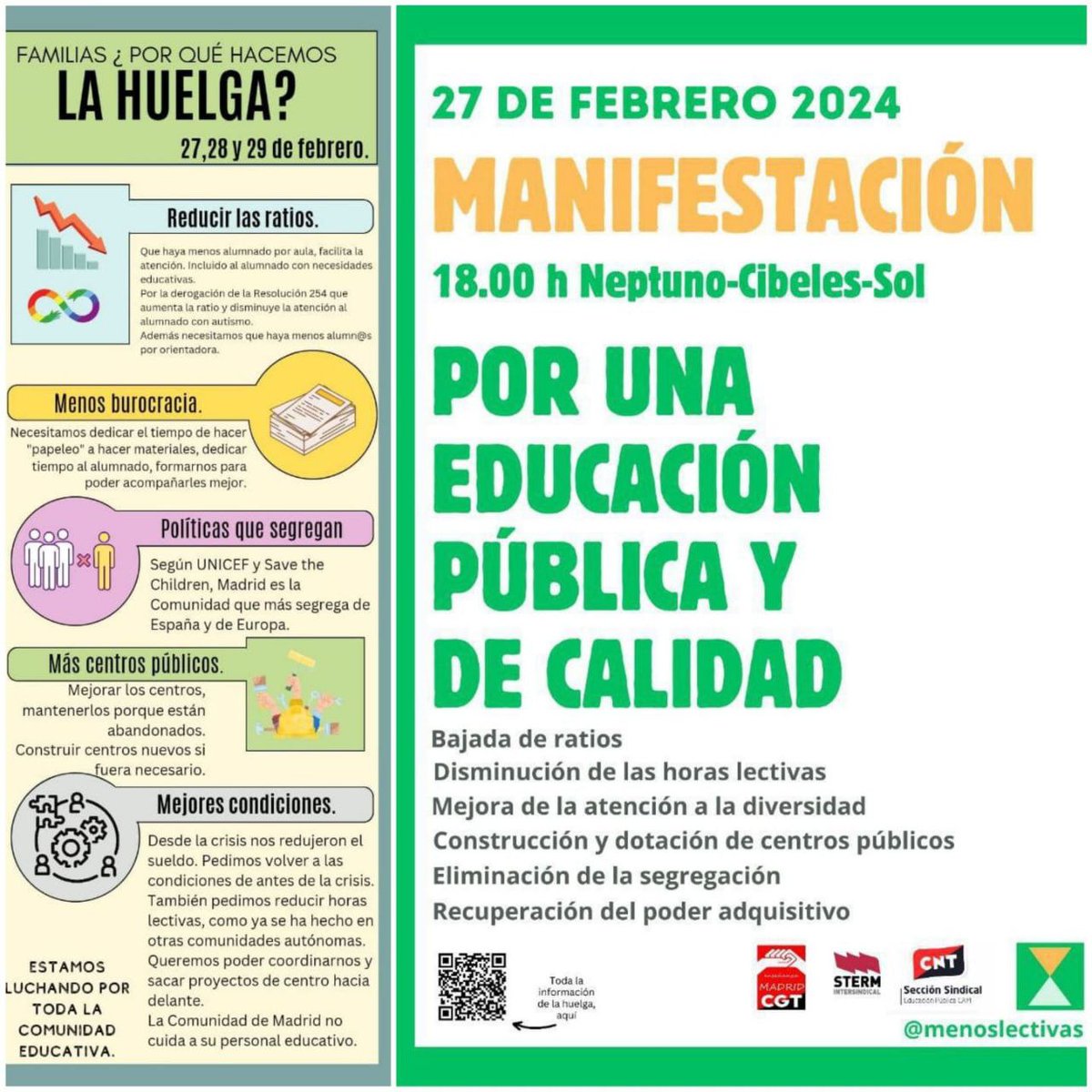 FAMILIAS Y DOCENTES por la Educación tweet media