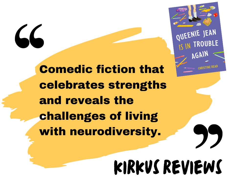 Have you seen the latest issue of <a href="/KirkusReviews/">Kirkus Reviews</a>? Queenie Jean Is in Trouble Again was featured!

Read the full review here: kirkusreviews.com/book-reviews/c…
#ADHD #NeurodiverseBooks #ComingSoon <a href="/14penrose/">Chris Read</a>
