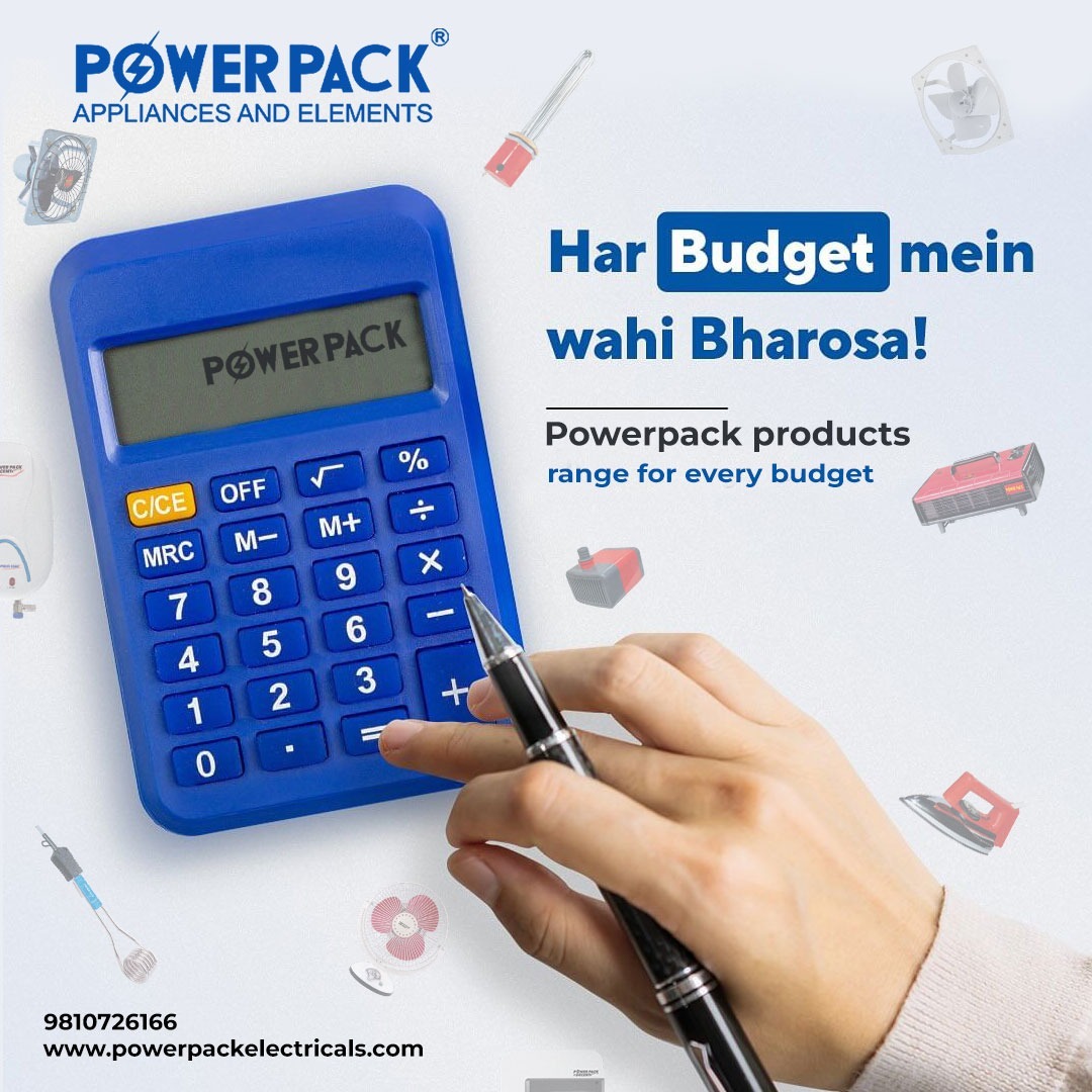 Powerpack2017's tweet photo. Har Budget mein wahi Bharosa
#powepack #powerpackappliances https://t.co/hxy7SGrGHF