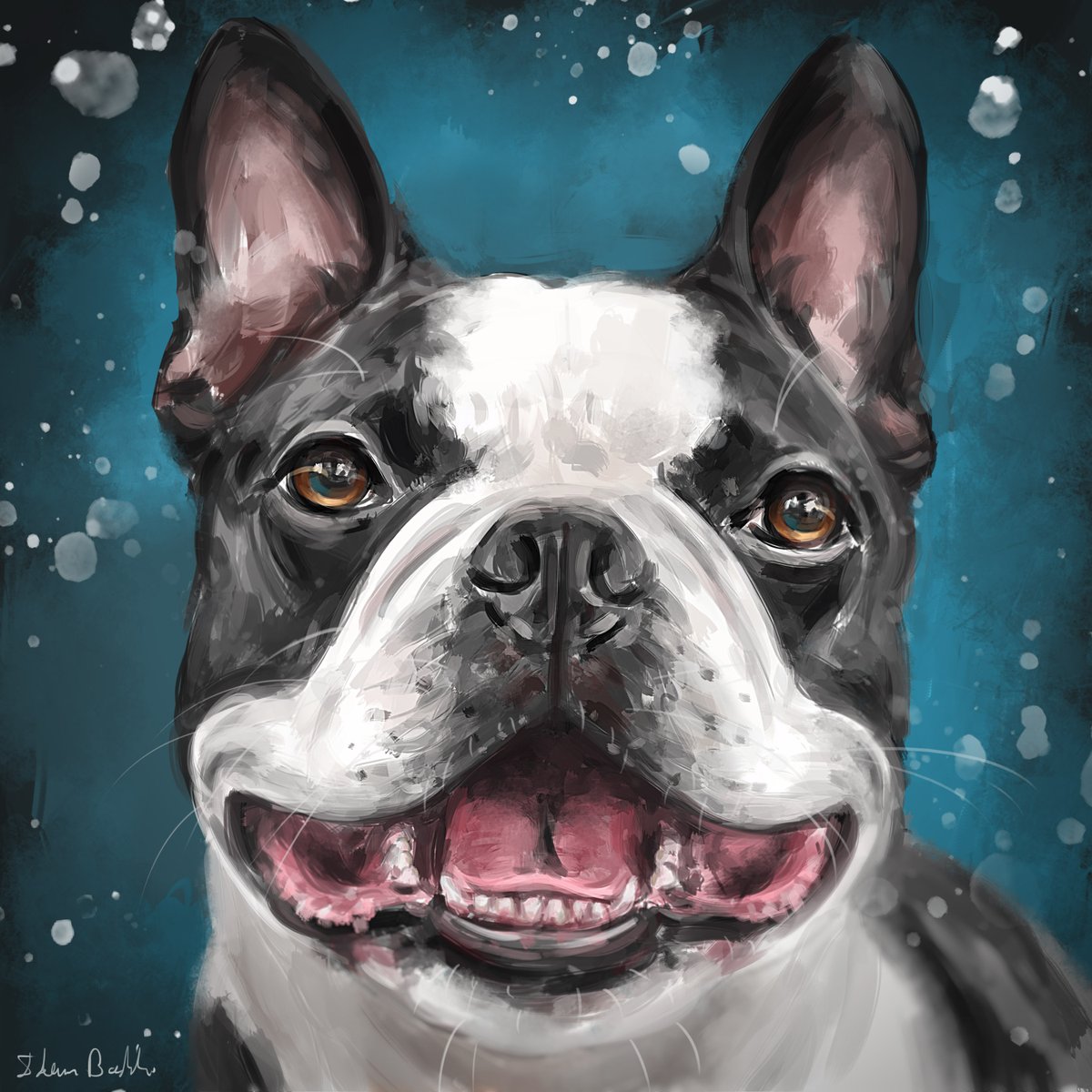 DigiDogP's tweet photo. This beautiful Boston Terrier painting is available as a print on my @etsy gallery. Get it here - https://t.co/WyXPnn0Mxk
#dog #art https://t.co/0zWlEApCMj