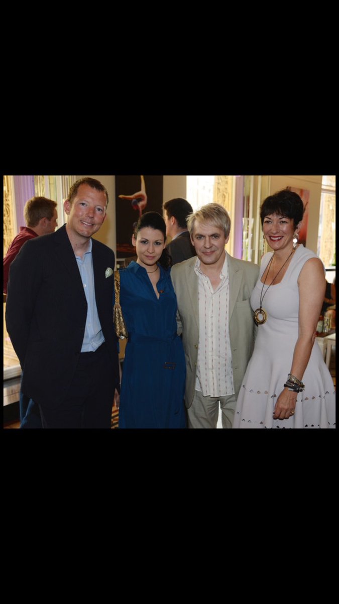 Nothing to see here - just Nathaniel Rothschild, son & heir to Jacob Rothschild causally hanging out with Ghislaine Maxwell.

It’s one big club.