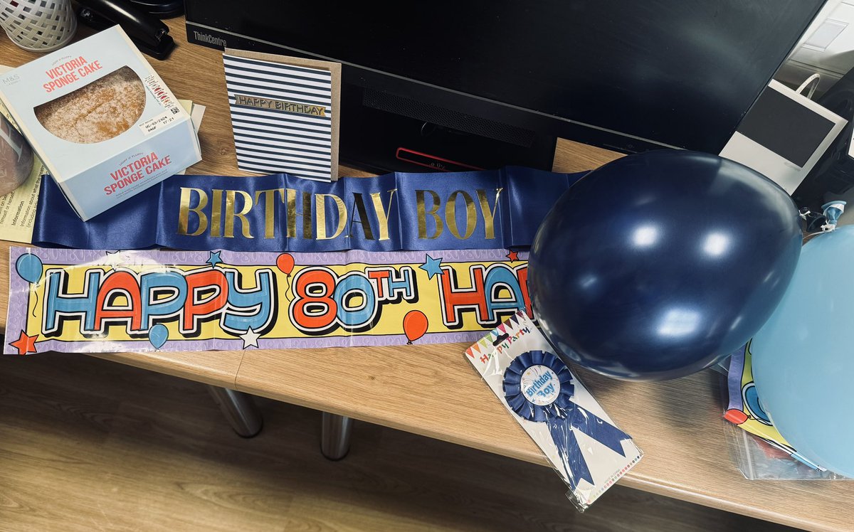 Making a patient’s day celebrating their 80th birthday