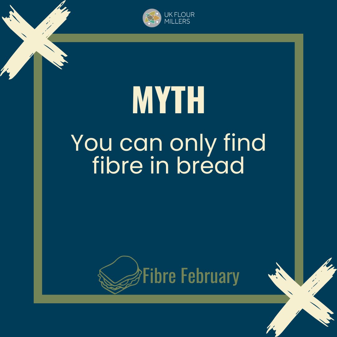 Our final #MythMonday of #FibreFebruary has to do with one of our favourite products: bread. Find out how you can boost your #fibre intake with #flour-based and other foods with the upcoming #TuesdayTruth!
