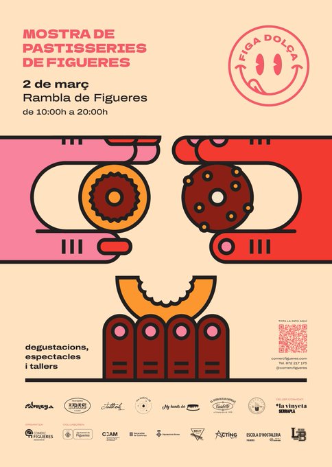 😍No us perdeu la gustosíssima😋 Mostra de Pastisseries🧁🍰 de la Figa Dolça 2024 !

🗓️Dissabte 2 de març  / de 10 a 20 h
📍La Rambla #Figueres

🆕Novetat!  Del 26/2 al 2/3, hi haurà Concurs d'Aparadors!

ℹ️ a: comercfigueres.com

#FigaDolça    <a href="/ComercFigueres/">Comerç Figueres</a>