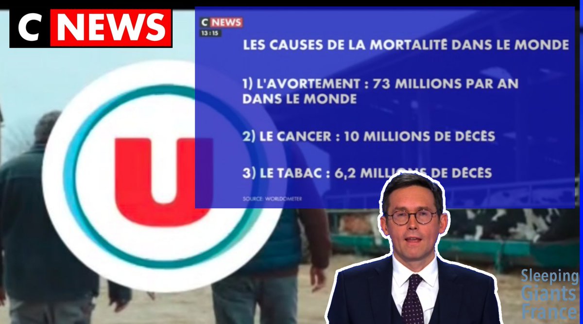 Bonjour @ULesCommercants, #CNews, c'est une avalanche de sanctions Arcom, des condamnations en justice pour racisme ou homophobie, une décision du Conseil d'État pour manque de pluralisme, et maintenant ça ! Et votre pub est passée en plein milieu. Est-ce OK pour vous ?