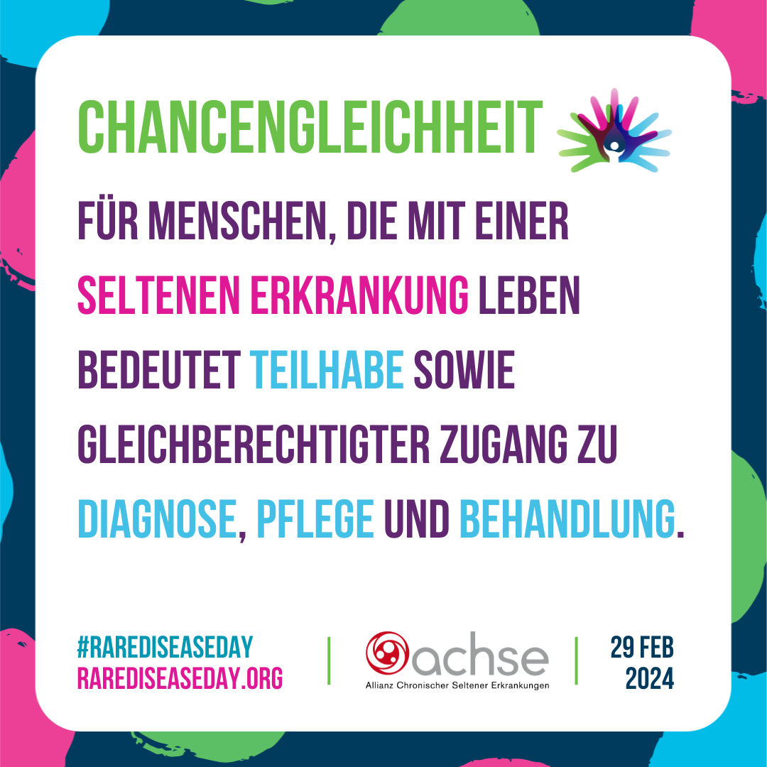 300 Mio Menschen weltweit leben mit einer seltenen Erkrankung Selten ist also gar nicht so selten! Für sie gibt es noch keine Heilung. Sie gehen oft mit schweren Beeinträchtigungen einher. Therapiemöglichkeiten und Experten sind rar: achse-online.de/de/ #RareDiseaseDay