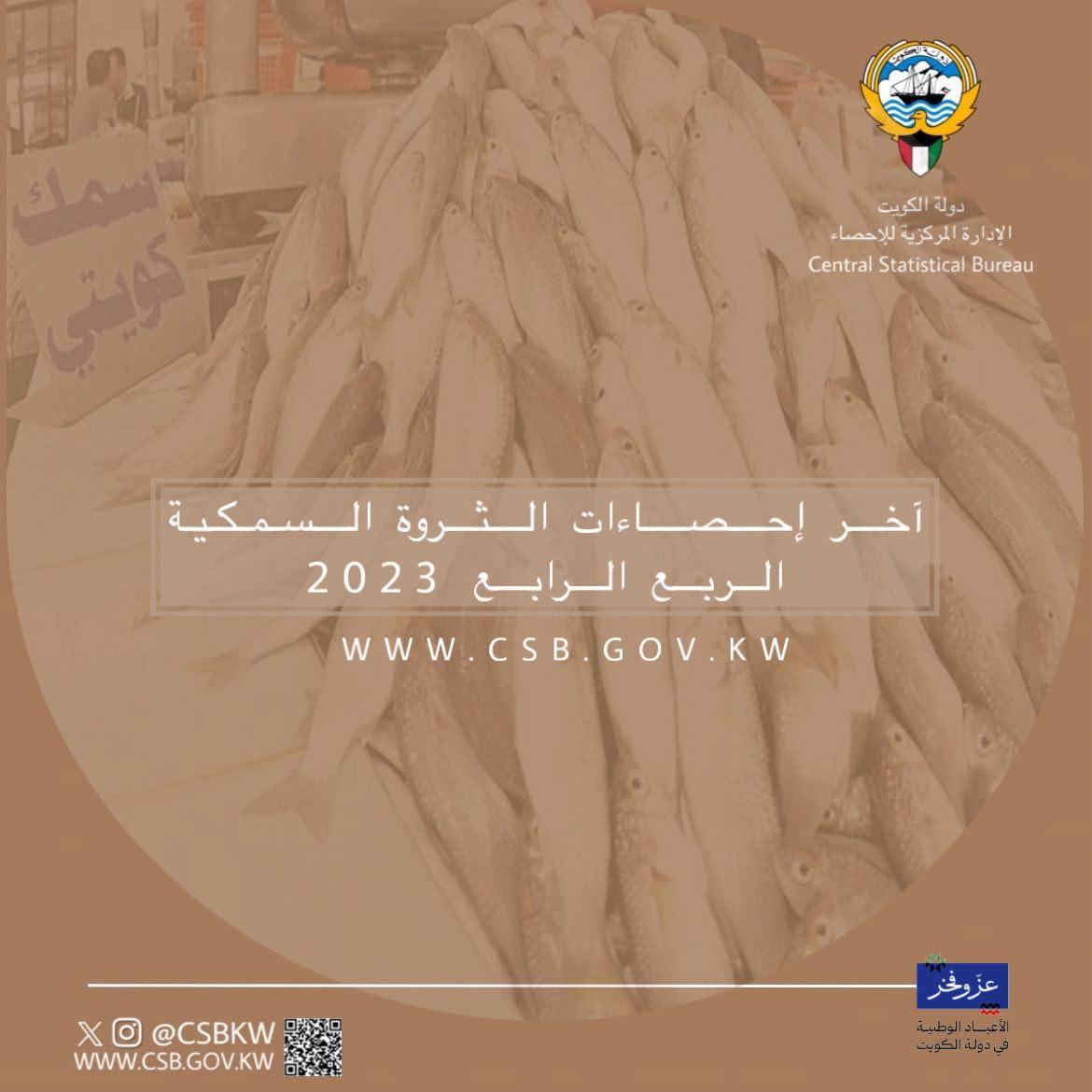 لمزيد من المعلومات يرجى زيارة الموقع الإلكتروني csb.gov.kw إحصاءات التجارية والزراعية- إحصاءات الثروة السمكية ويمكن الدخول على النشرة مباشرة عن طريق رمز الاستجابة السريع