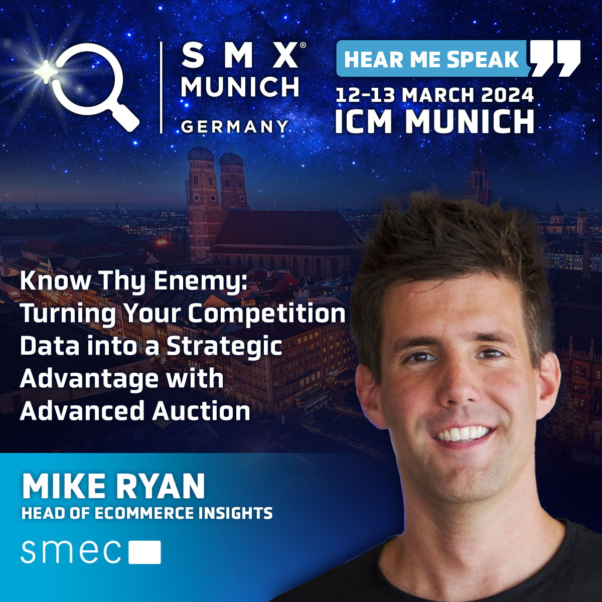 Mike will explore Auction Insights, helping you build competitive frameworks, set custom metrics, and share actionable insights effectively. ow.ly/rTEJ50Qzc3A #smx #google #insights #strategy