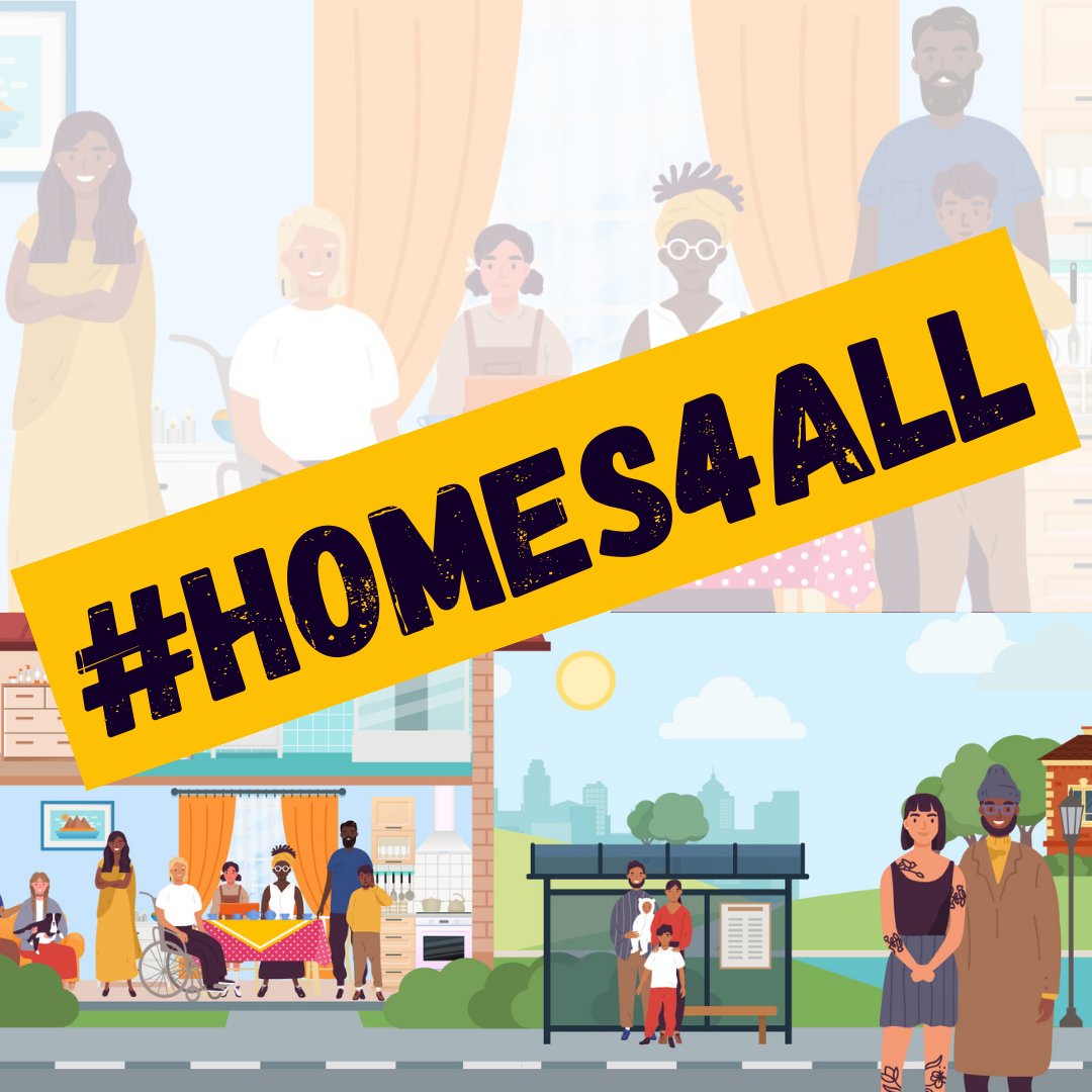 📢#HOMES4ALL🏡The for-profit model of housing is harming migrants and people born in the UK alike.

🪧 Today we launch #Homes4All - our vision and campaign to build collective power and demand safer, dignified homes

✊Join us -🖌️sign up to the campaign refugee-action.org.uk/homes-4-all/